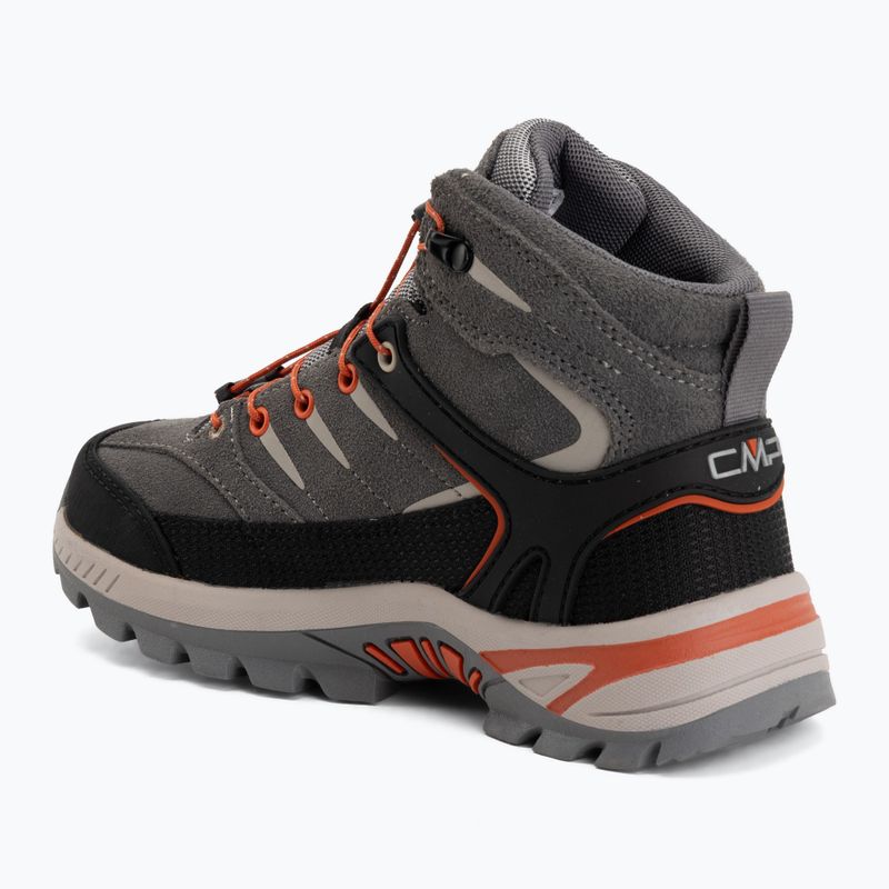 Gyermek túracipők CMP Rigel 2.0 Mid Waterproof grey/brick 3