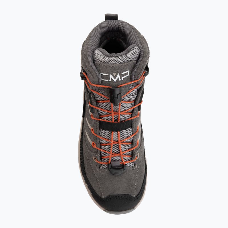 Gyermek túracipők CMP Rigel 2.0 Mid Waterproof grey/brick 5