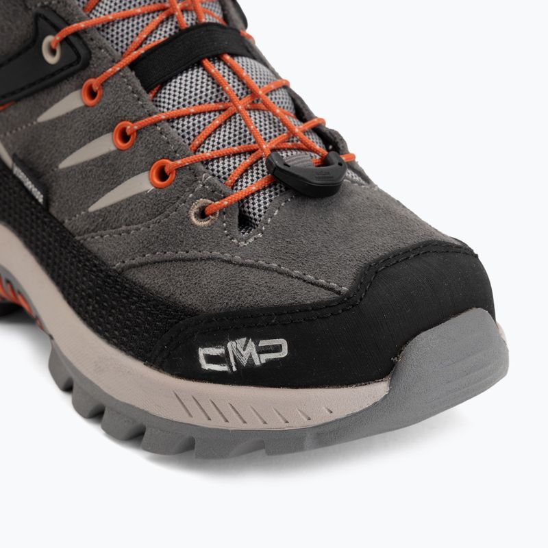 Gyermek túracipők CMP Rigel 2.0 Mid Waterproof grey/brick 7