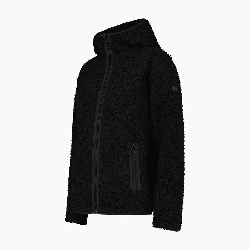 Női kabát CMP 36P2916 Long Teddy nero 3
