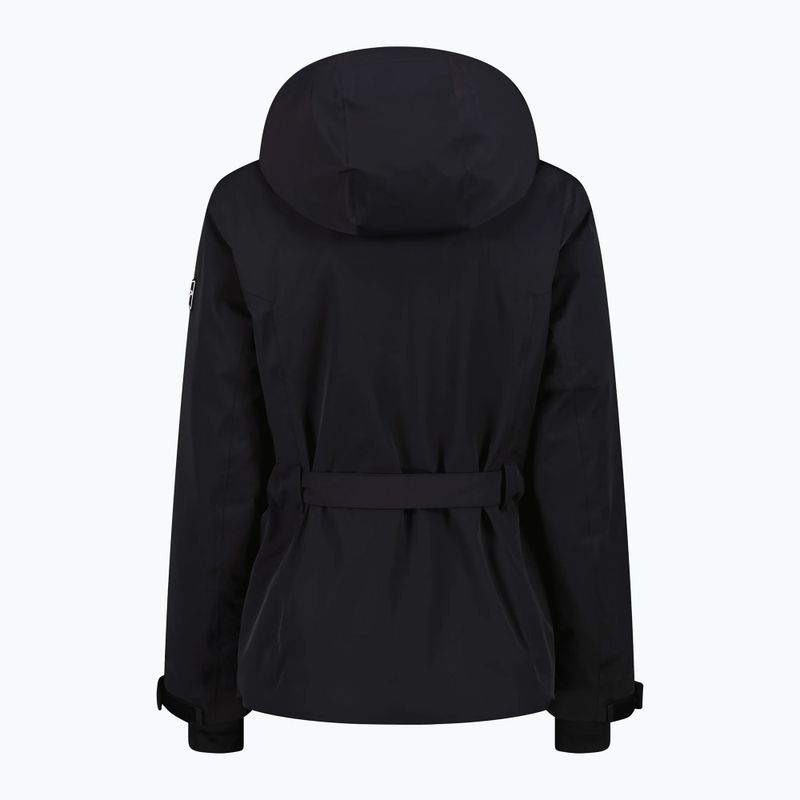 Női síkabát CMP 36W0106 Zip Hood nero 2