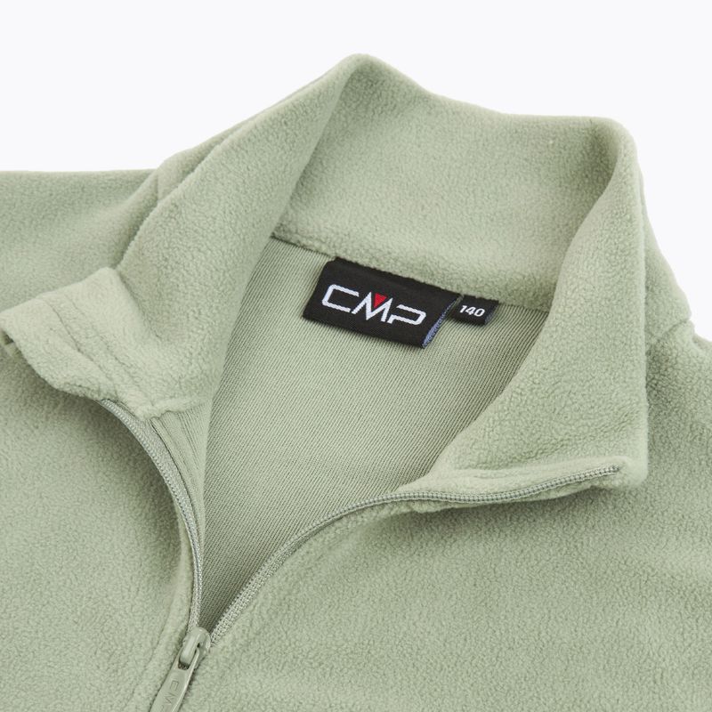 Gyerek polár pulóver CMP 3G28235 green tea 3