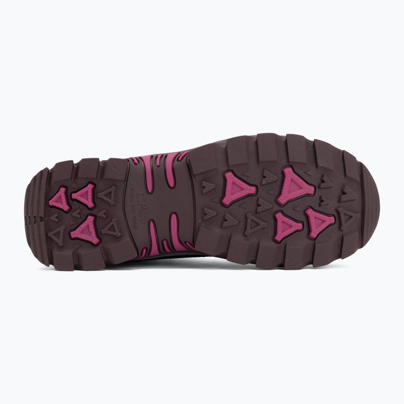Gyermek túracipők CMP Rigel 2.0 Mid Waterproof black berry/amaranto 4