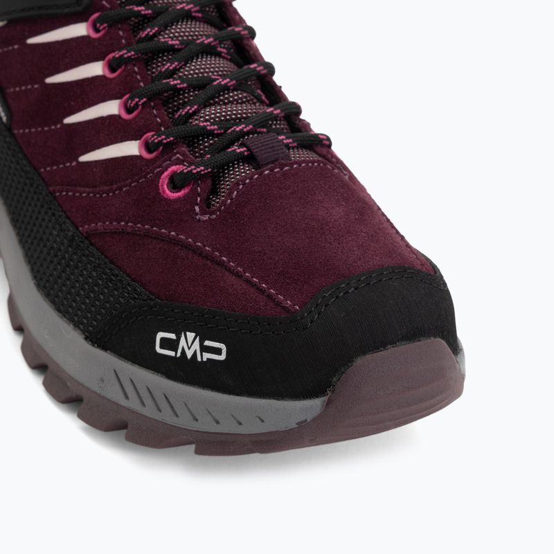 Gyermek túracipők CMP Rigel 2.0 Mid Waterproof black berry/amaranto 7