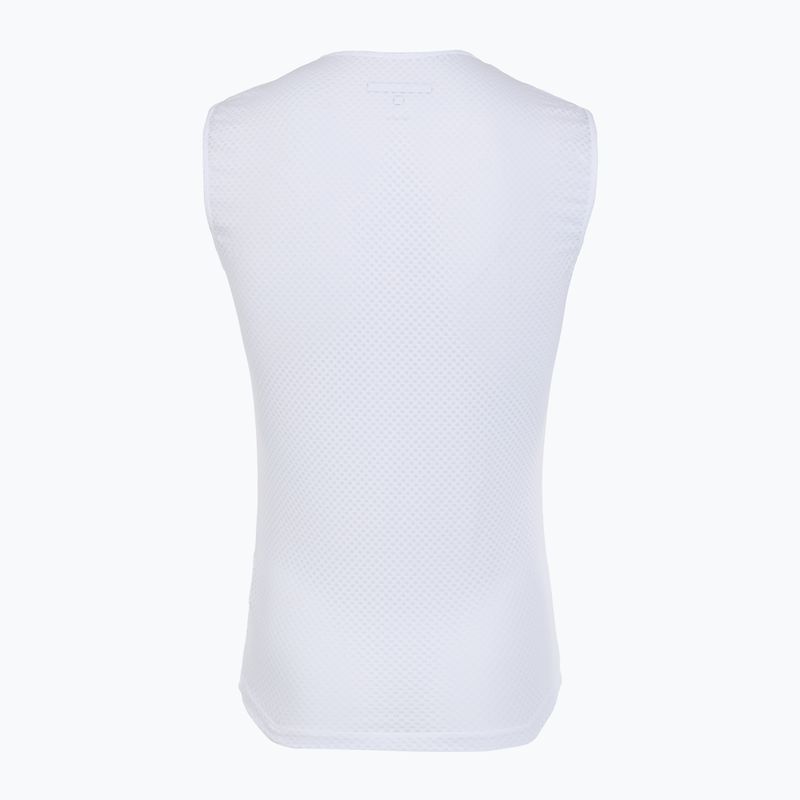Férfi kerékpáros mez Castelli Pro Mesh 2.0 ujjatlan fehér 2