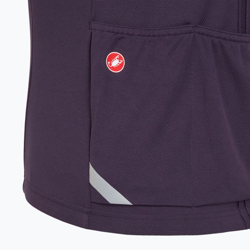 Női kerékpáros mez Castelli Anima 4 éjszakai árnyék Castelli Anima 4 night shade 4