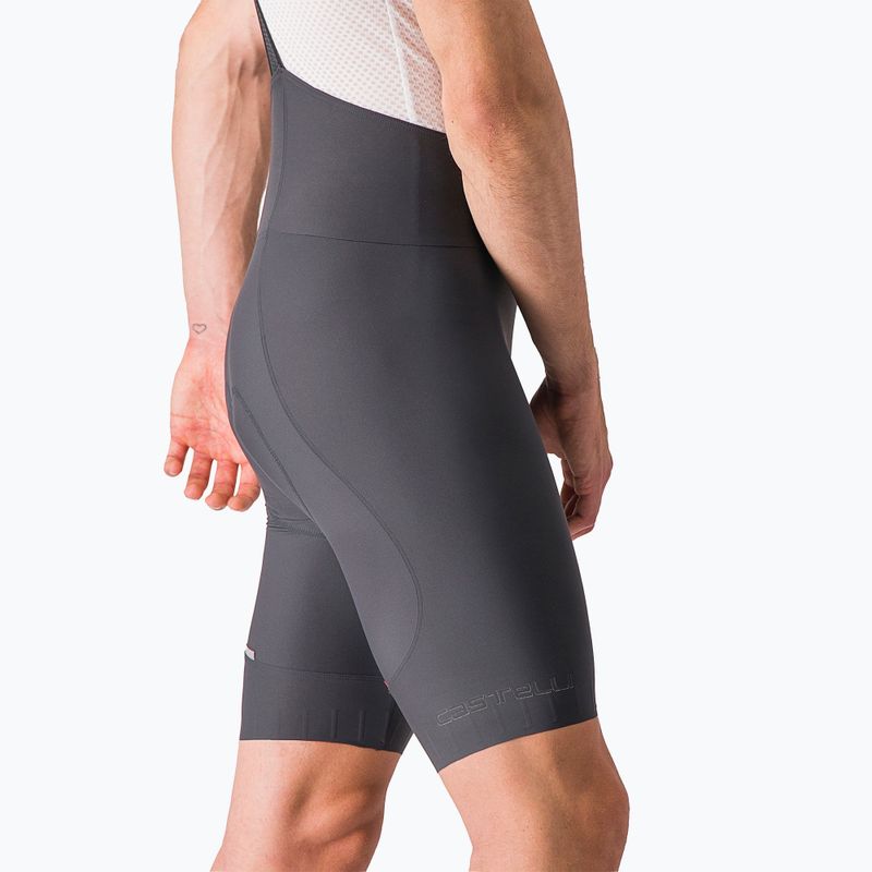 Férfi kerékpáros nadrág Castelli Espresso dark gray 6