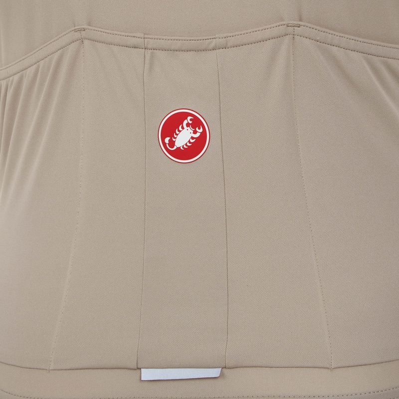 Férfi Castelli Prologo Lite clay / gunmetal szürke kerékpáros mez 3