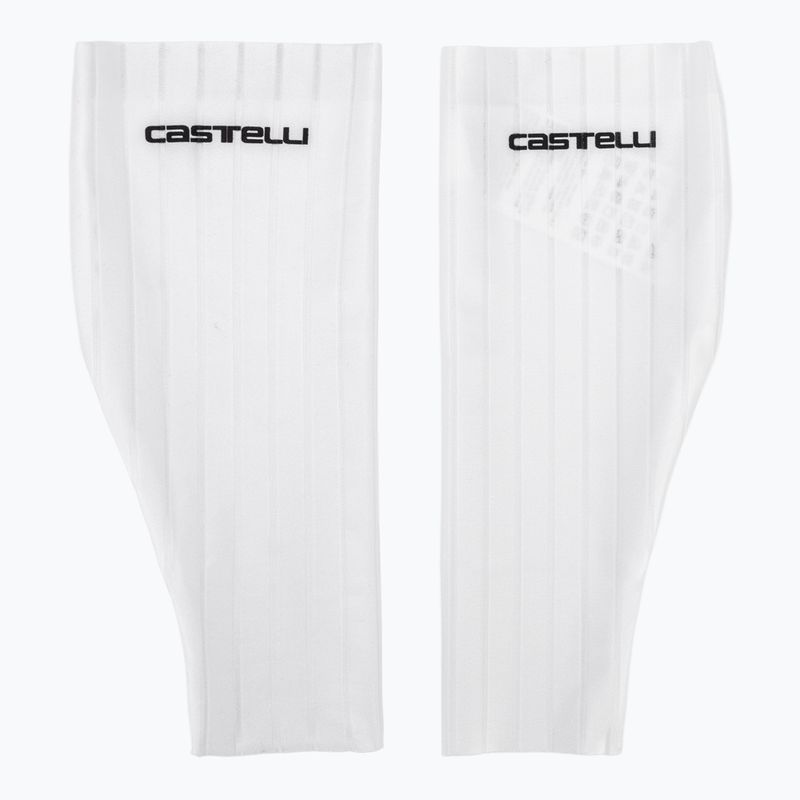 Kerékpáros lábszárvédők Castelli Fast Legs white/black 3
