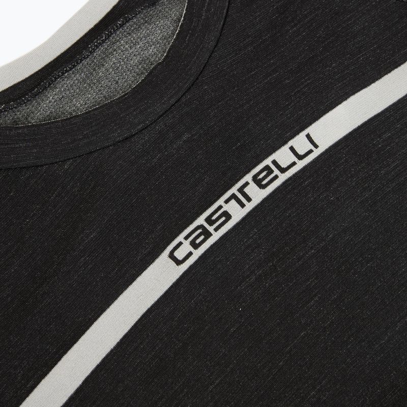 Férfi kerékpáros hosszú ujjú póló Castelli Merino Seamless Baselayer black 3