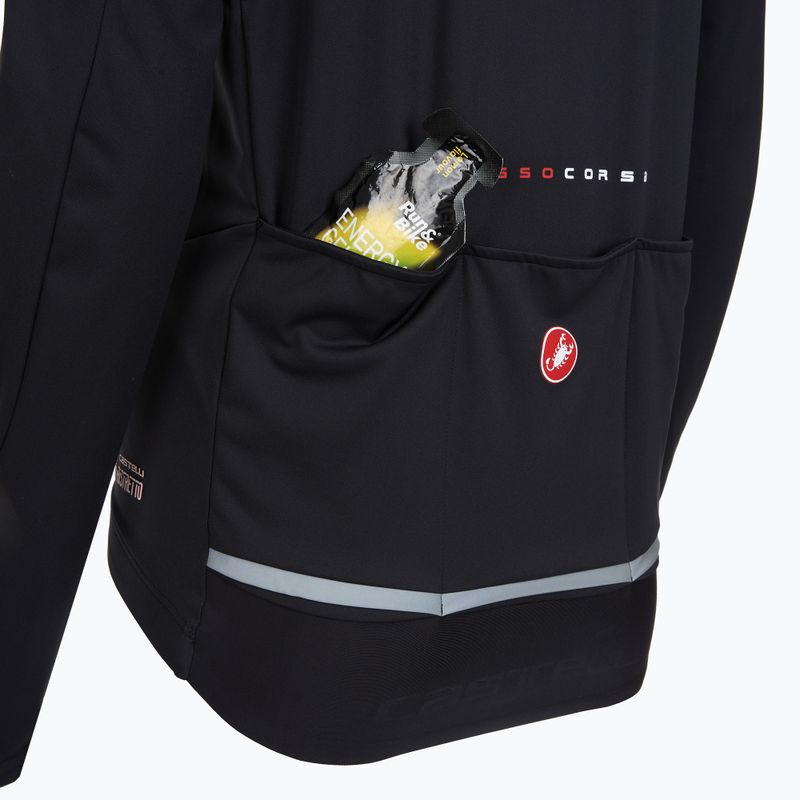Férfi Castelli Perfetto Air könnyű fekete kerékpáros dzseki 4