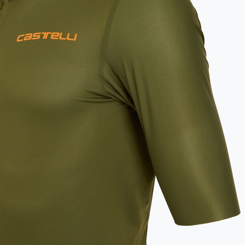 Férfi Castelli Unlimited Entrata 3 zsálya kerékpáros mez 4
