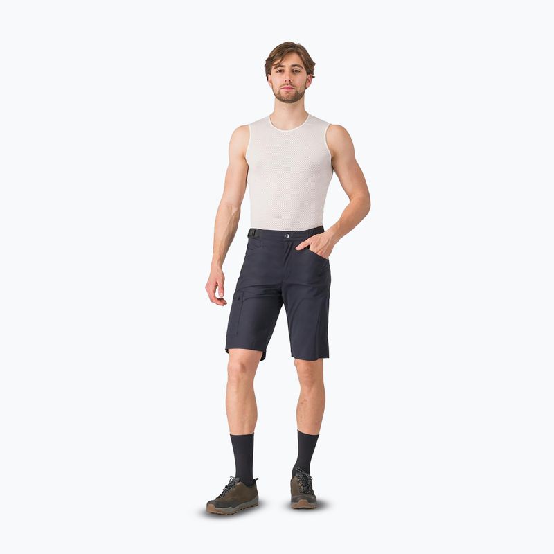 Castelli Unlimited Adventure Baggy kerékpáros rövidnadrág fekete 2