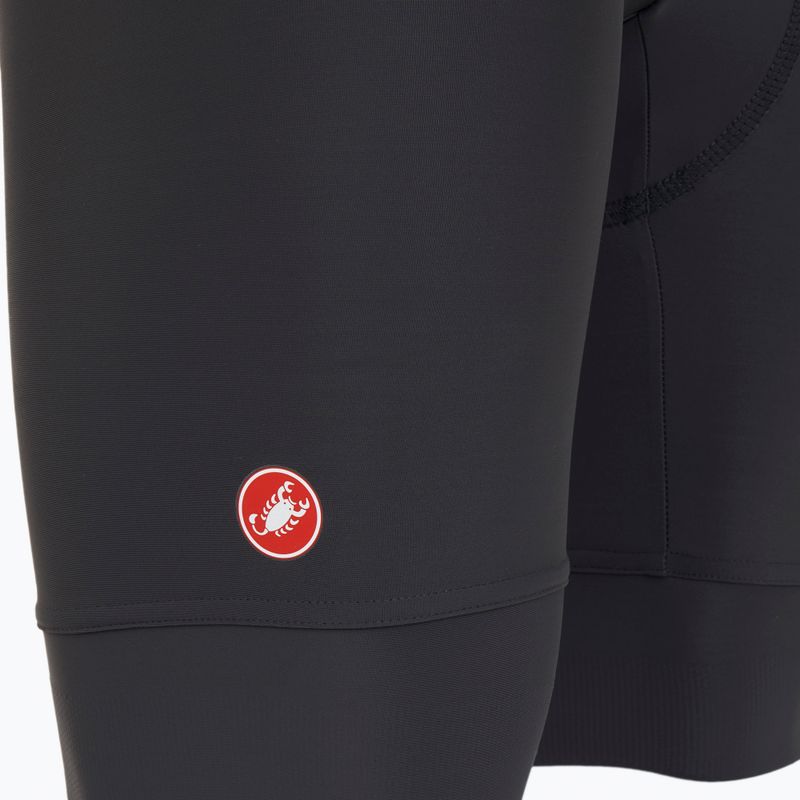 Castelli Prima 2 női kerékpáros rövidnadrág sötétszürke/medencekék 3