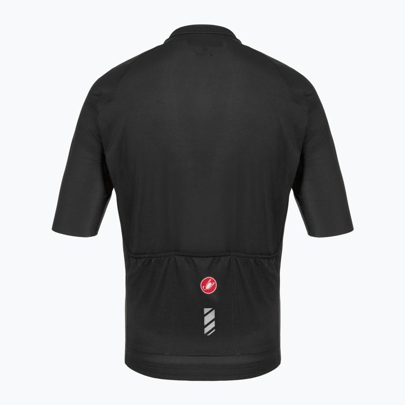 Férfi Castelli Unlimited Entrata 3 könnyű fekete kerékpáros mez 2