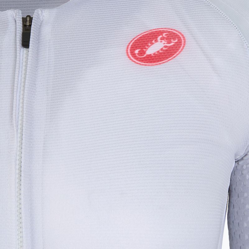 Női kerékpáros overall Castelli Free Sanremo 3 SS in white/black 3