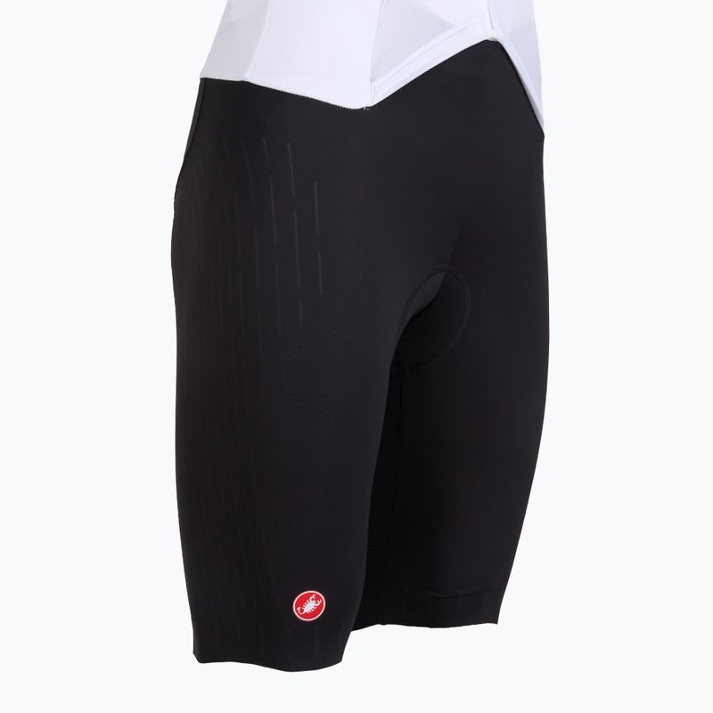 Női kerékpáros overall Castelli Free Sanremo 3 SS in white/black 5