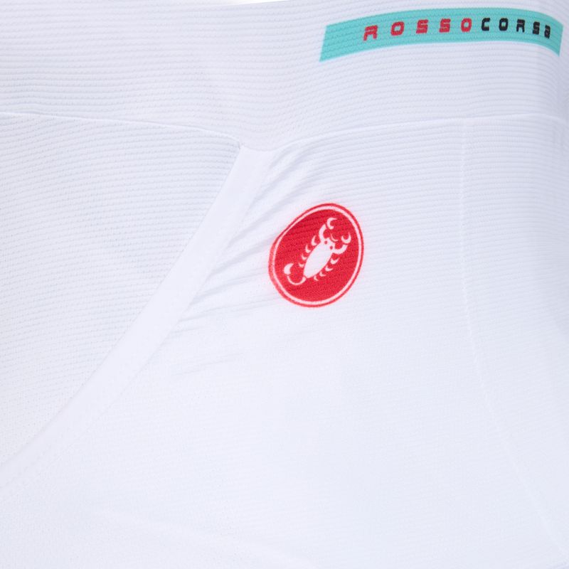 Női kerékpáros overall Castelli Free Sanremo 3 SS in white/black 6