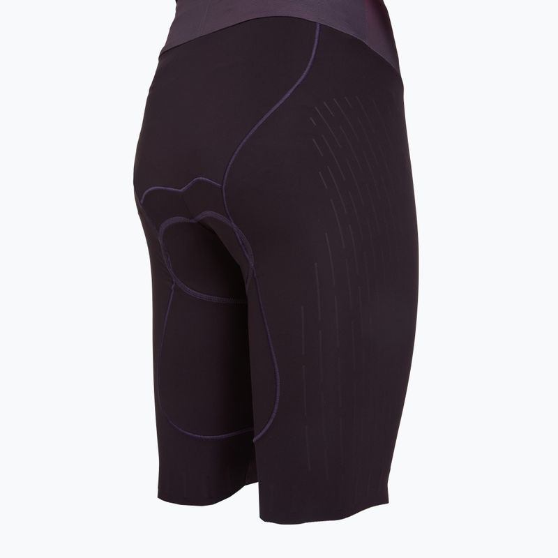 Női kerékpáros overall Castelli Free Sanremo 3 SS In dark night shade/vivid orange-bright rose 5