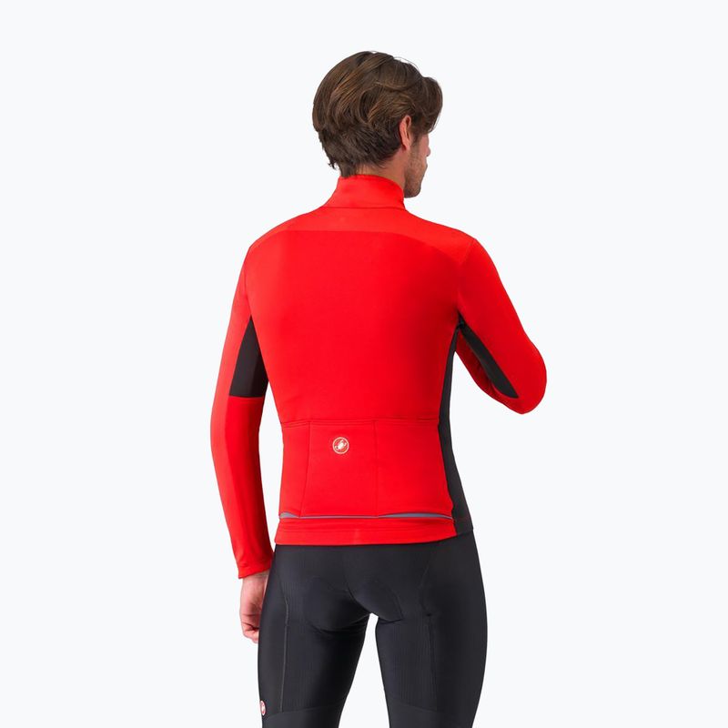 Férfi kerékpáros dzseki Castelli Entrata 2 red/black 2