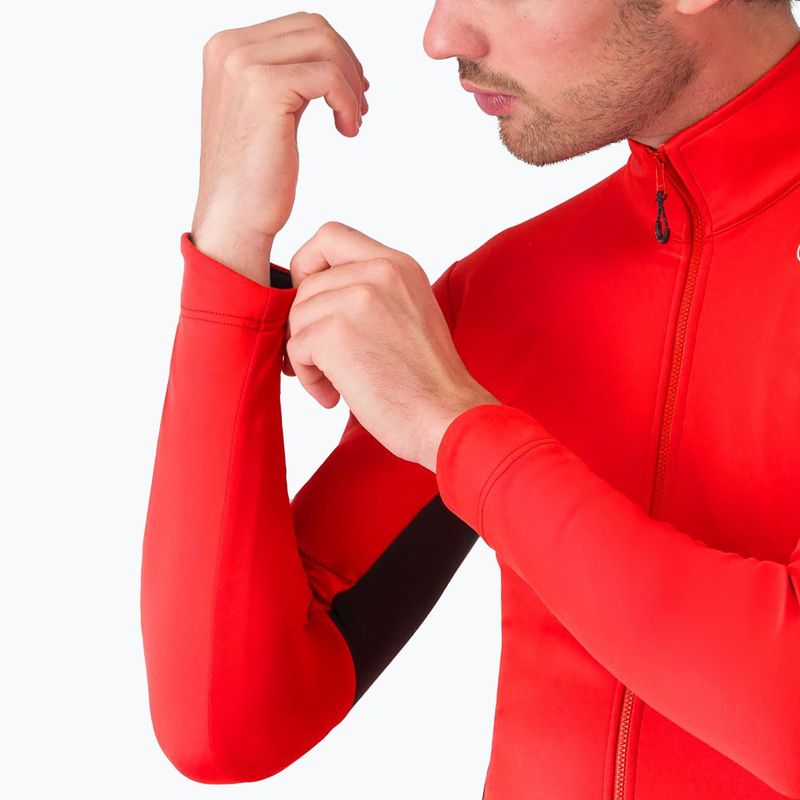 Férfi kerékpáros dzseki Castelli Entrata 2 red/black 5