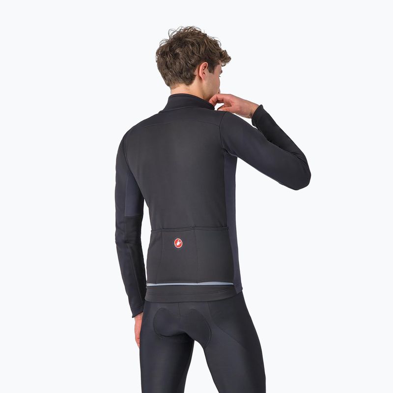 Férfi kerékpáros dzseki Castelli Entrata 2 light black/dark gray 2
