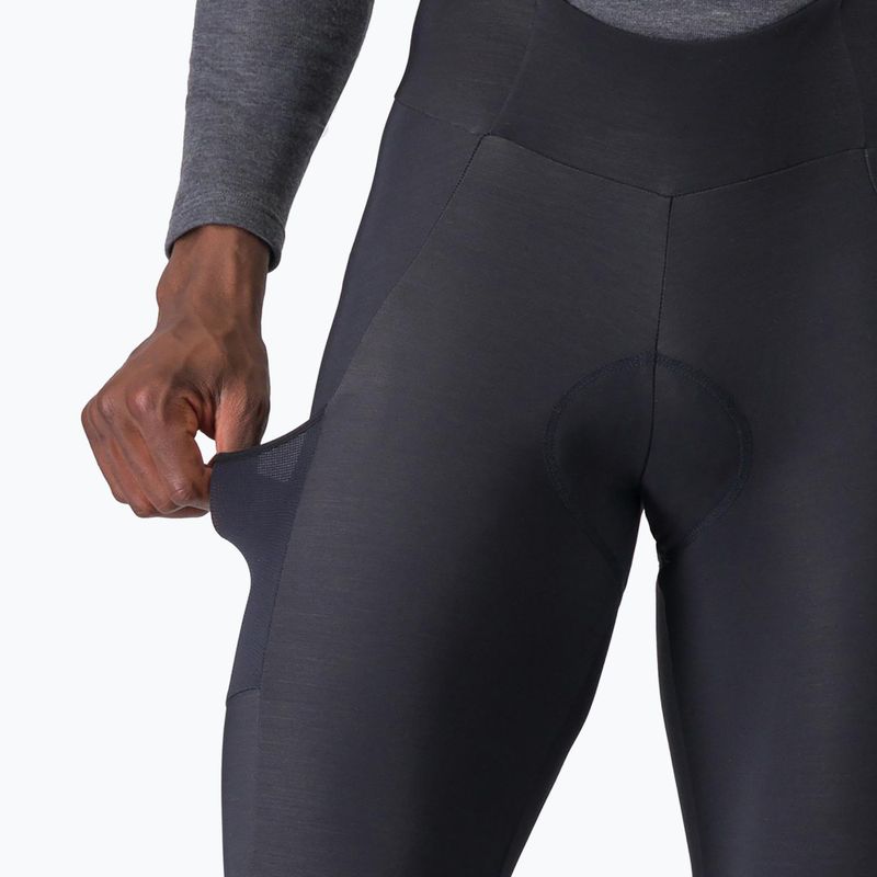 Férfi kerékpáros nadrág Castelli Unlimited Bibtight black 5