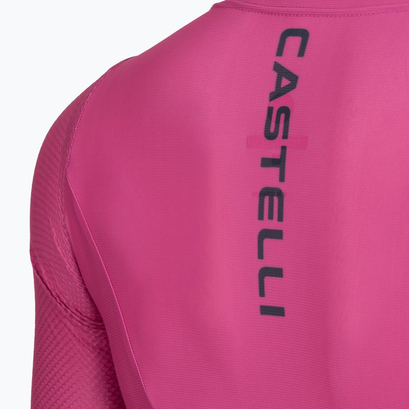 Női kerékpáros overall Castelli Movement Suit W violet pink/twilight blue 4