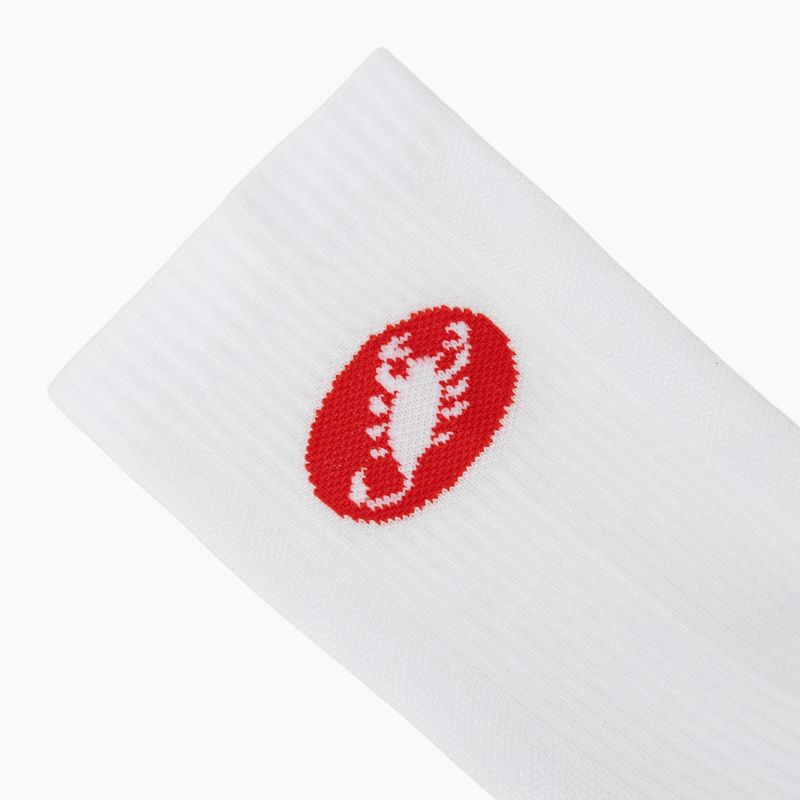 Férfi zokni Castelli Entrata 18 white 3