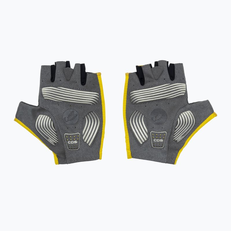 Férfi kerékpáros kesztyűk Castelli Espresso mango mojito 2