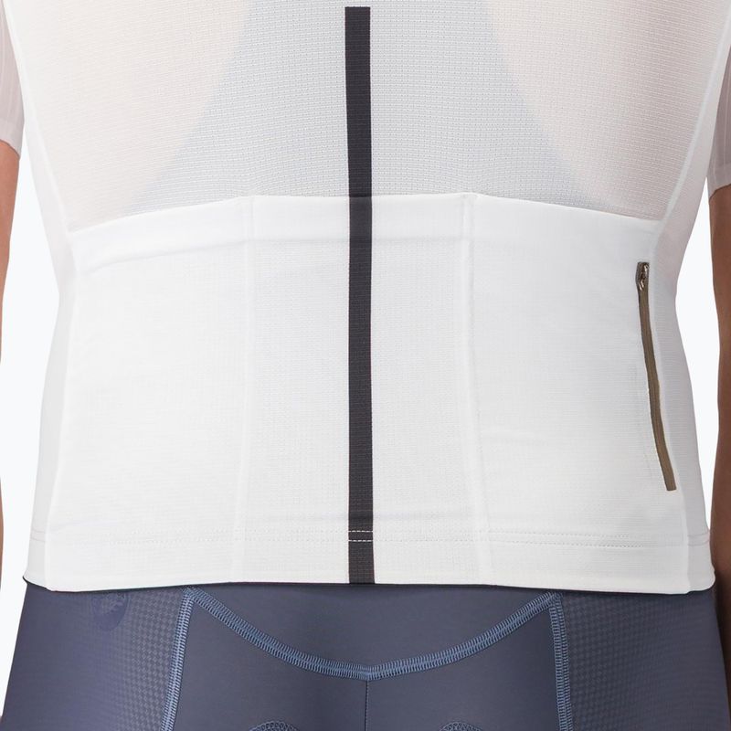 Férfi kerékpáros mez Castelli Drittone Logo white/black 5