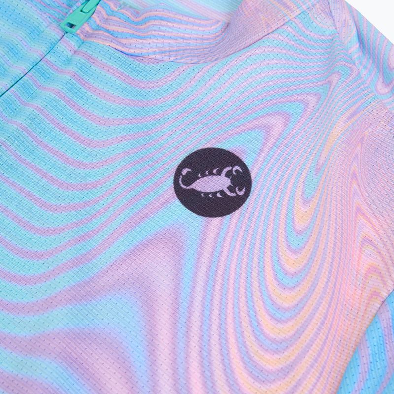 Női kerékpáros mez Castelli Cosmic Vortex multicolor pink green 3