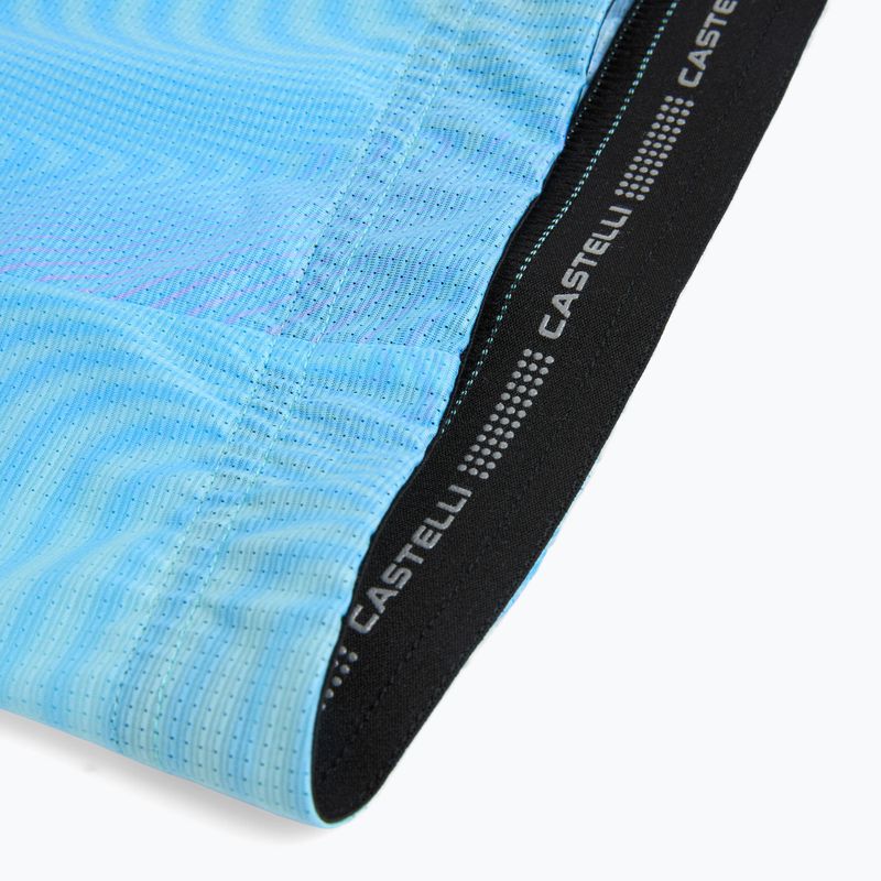 Női kerékpáros mez Castelli Cosmic Vortex multicolor pink green 4