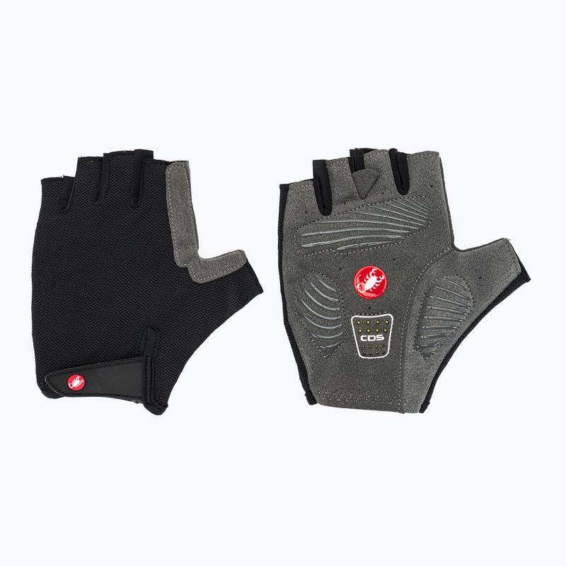 Női kerékpáros kesztyűk Castelli Competizione W black