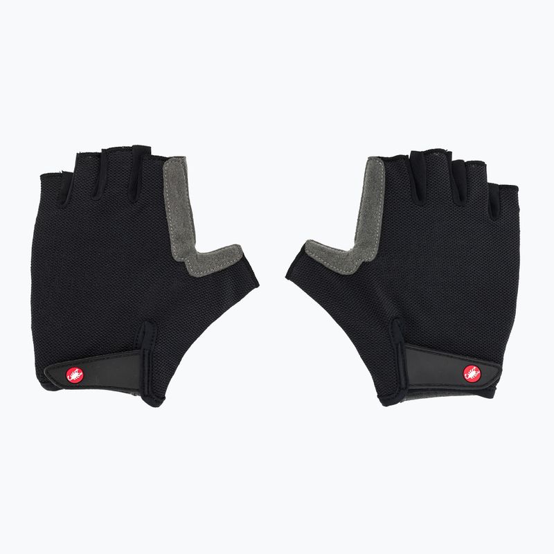Női kerékpáros kesztyűk Castelli Competizione W black 2