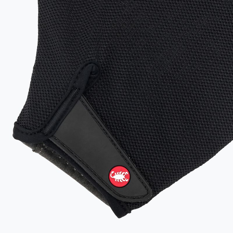 Női kerékpáros kesztyűk Castelli Competizione W black 4