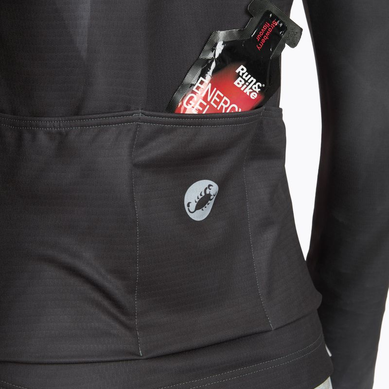 Női kerékpáros hosszú ujjú póló Castelli Prismatic Thermal Jersey smoky gray 6