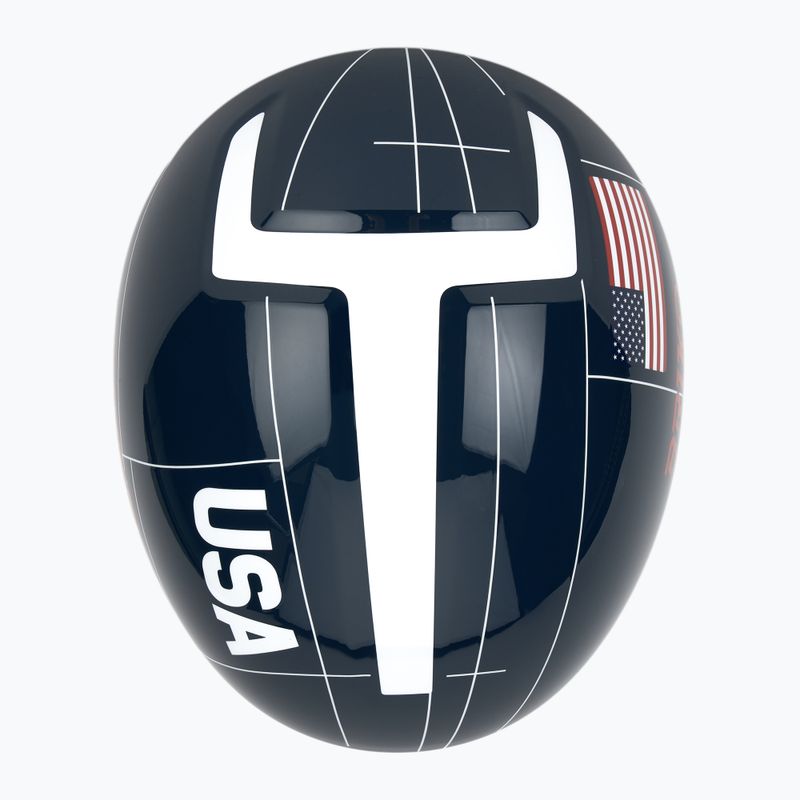 Sí sisak Briko Vulcano 2.0 USA Mips shiny blue/white/cardinal red 6