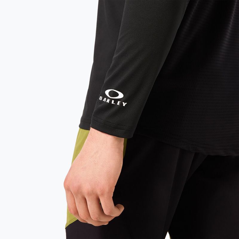 Férfi kerékpáros hosszú ujjú  Oakley Free Ride RC blackout 7