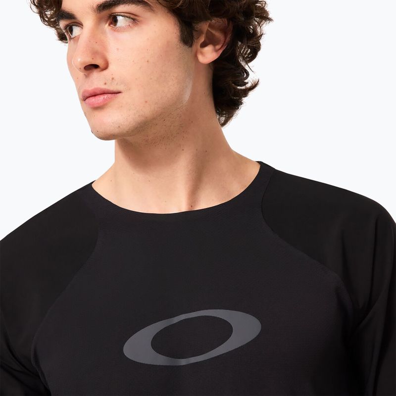 Férfi kerékpáros hosszú ujjú felső Oakley Seeker Airline blackout 6