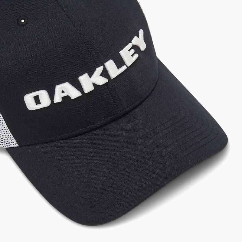 Férfi Oakley Heather New Era Bark Logo blackout baseball sapka 3