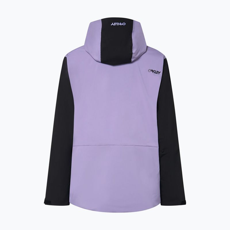 Kurtka snowboardowa męska Oakley TNP TBT Insulated Anorak blackout/new lilac 2