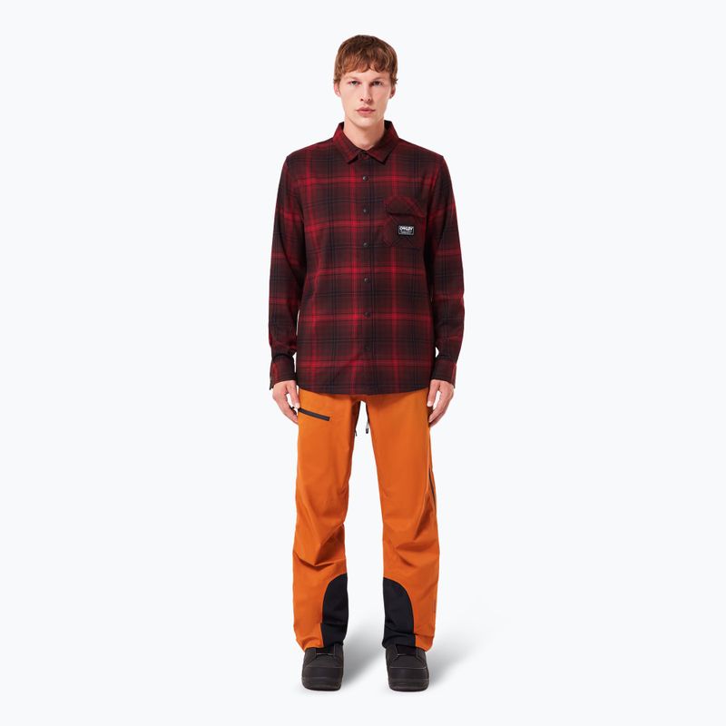 Férfi ing Oakley Butter Flannel Shirt black/grenache check 2
