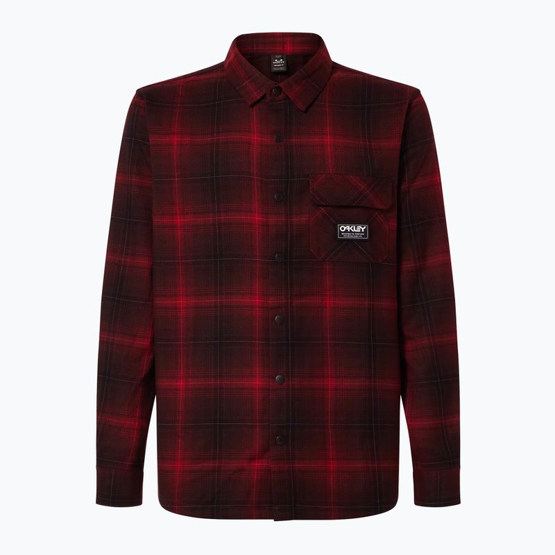 Férfi ing Oakley Butter Flannel Shirt black/grenache check 5