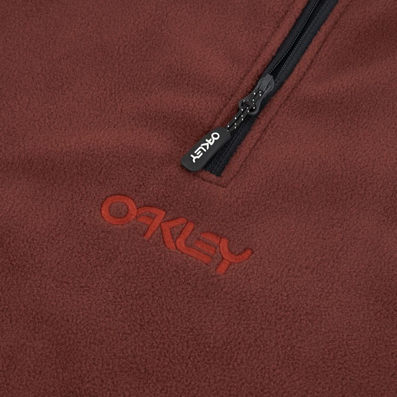 Pulóver snowboardowa męska Oakley Butter Tech Fleece grenache 3