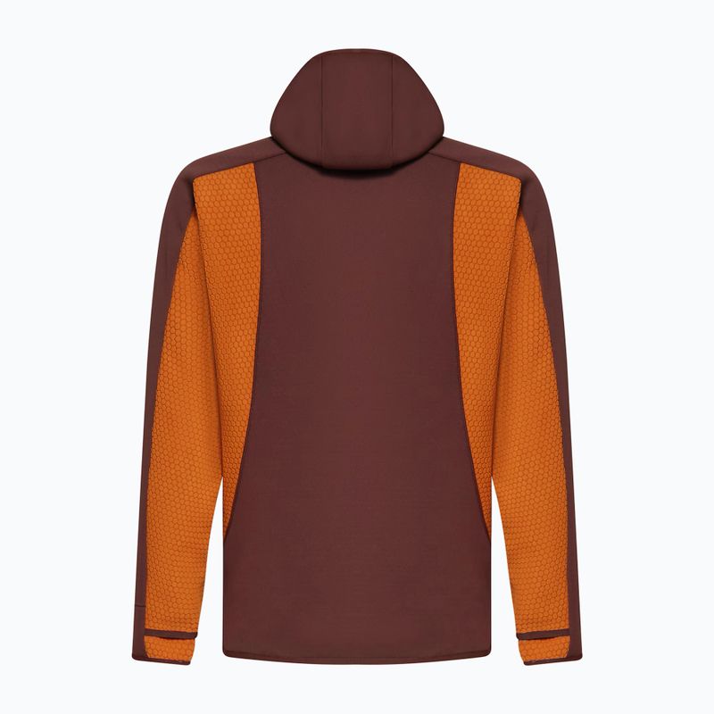 Pulóver snowboardowa męska Oakley Drift Tech Fleece Hoodie grenache 8