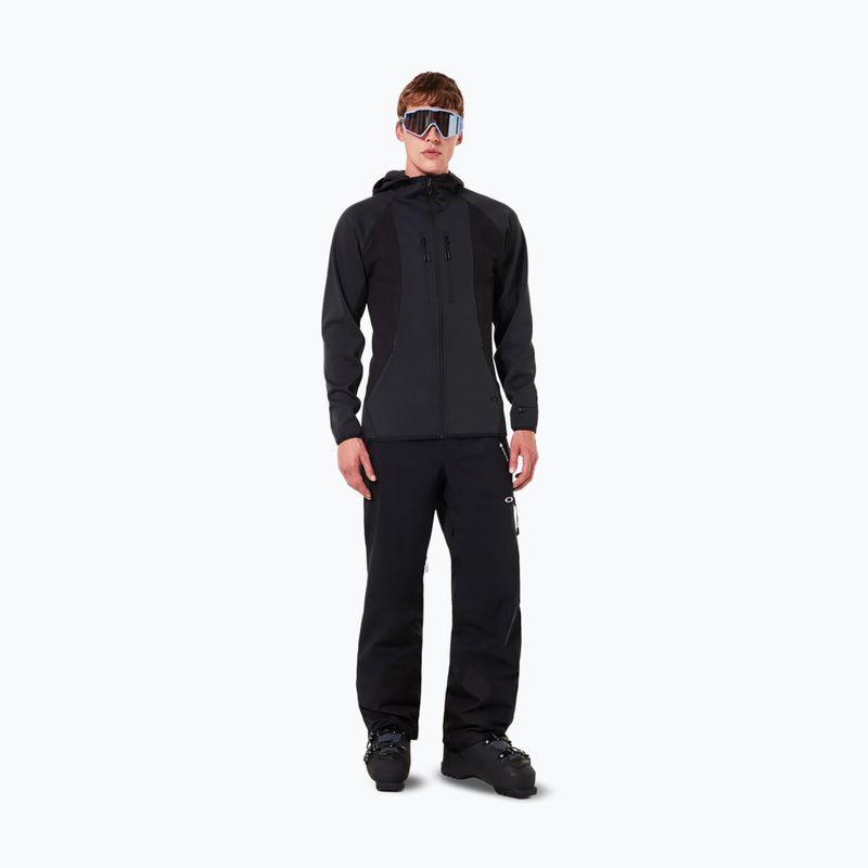 Férfi snowboard pulóver Oakley Drift Tech Fleece Hoodie blackout 2