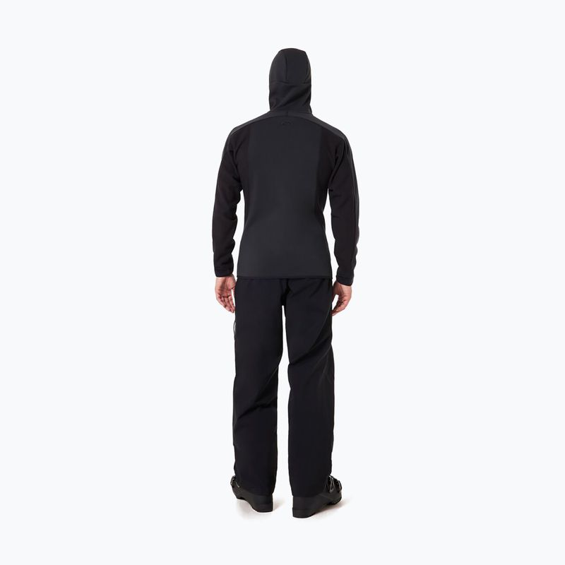 Férfi snowboard pulóver Oakley Drift Tech Fleece Hoodie blackout 3