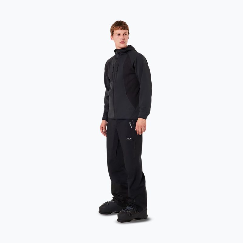 Férfi snowboard pulóver Oakley Drift Tech Fleece Hoodie blackout 5