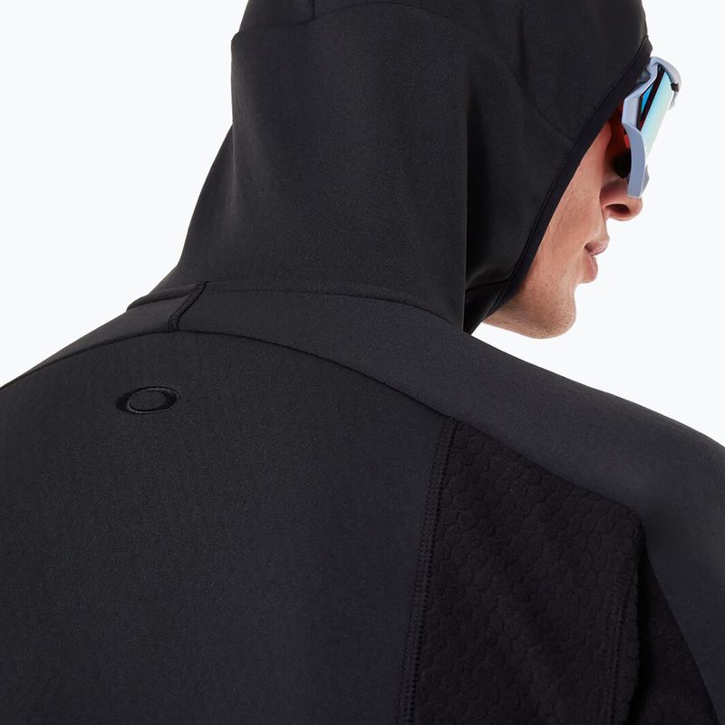 Férfi snowboard pulóver Oakley Drift Tech Fleece Hoodie blackout 7